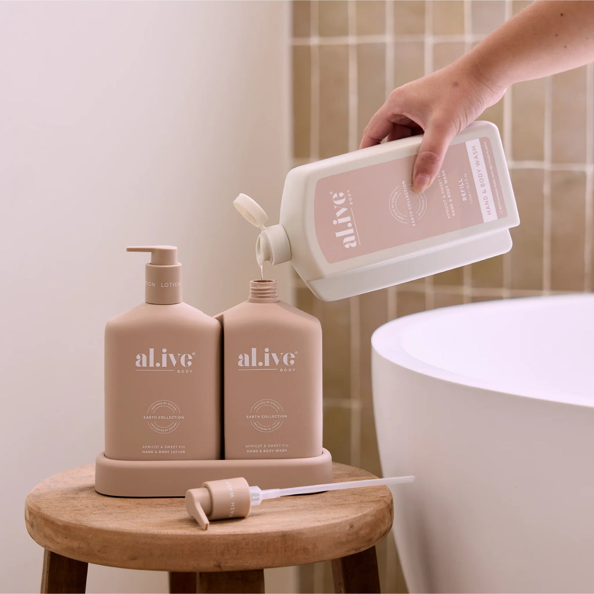Refill Wash - Apricot &amp; Sweet Fig