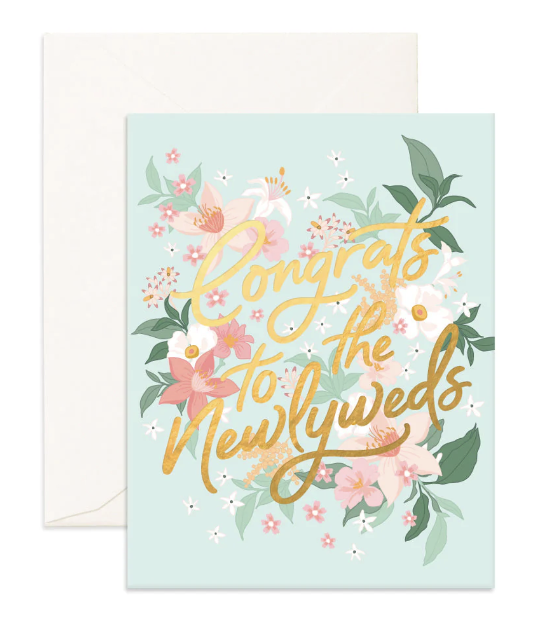 Newlyweds - Congratulations Greeting Card
