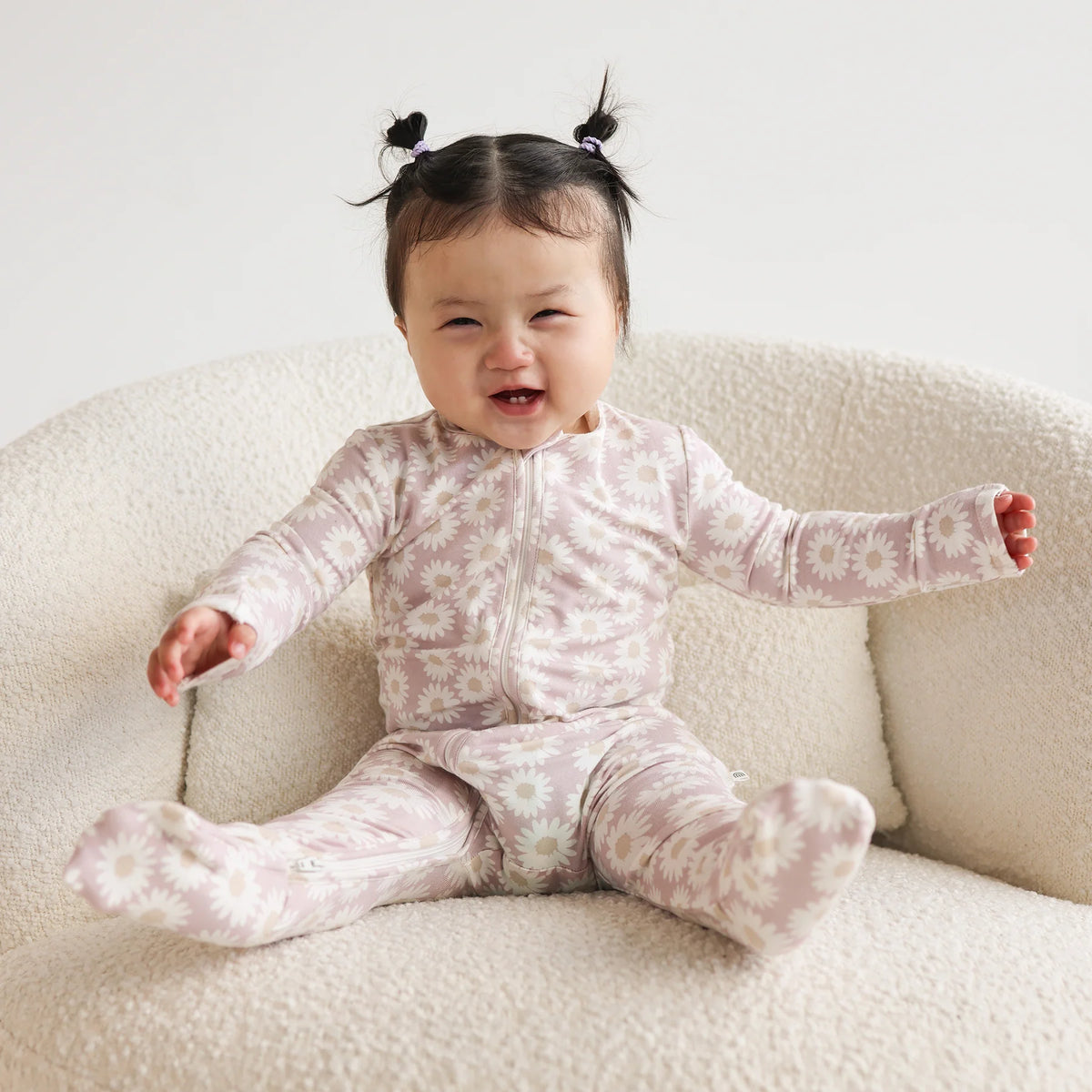 Lilac Daisy Onesie