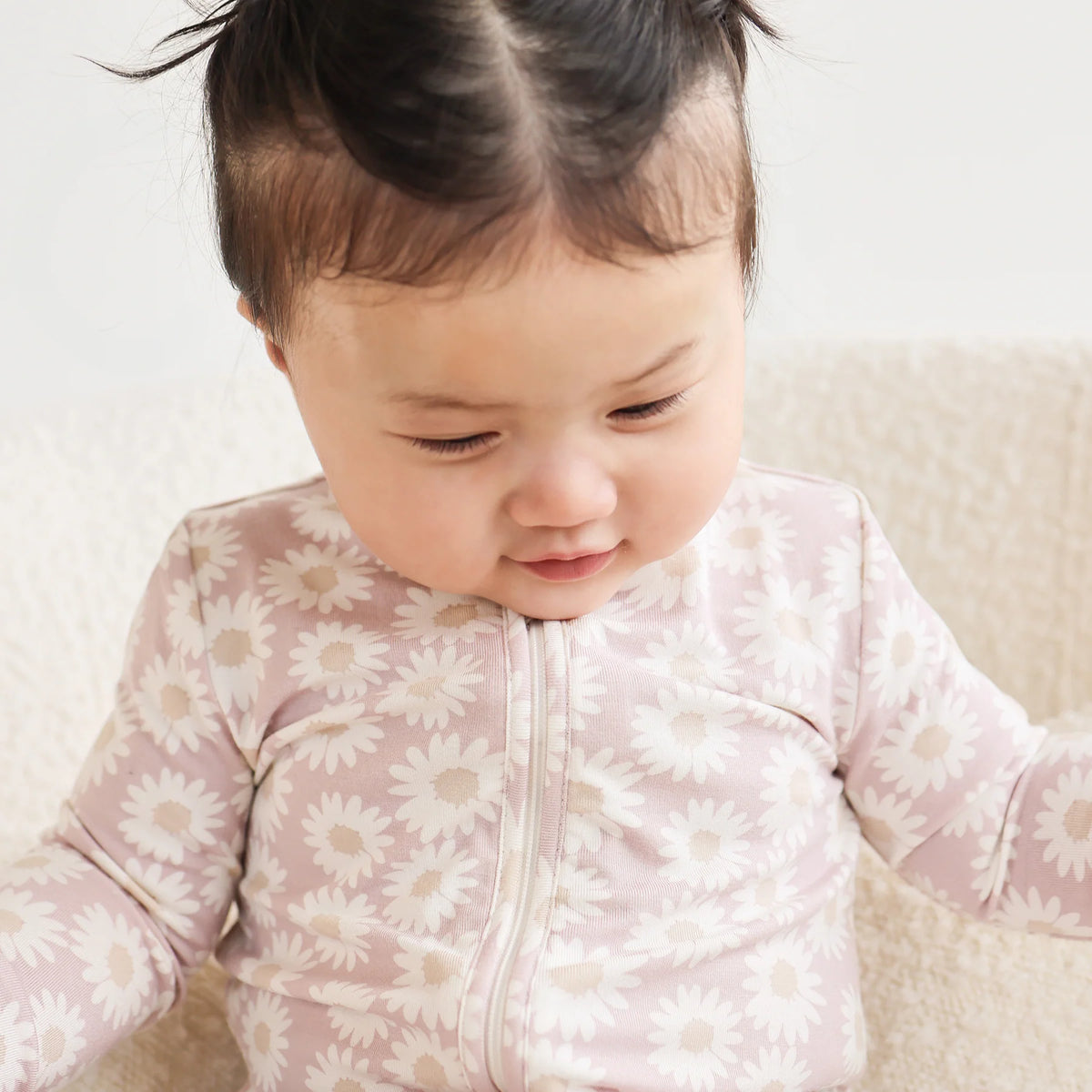 Lilac Daisy Onesie