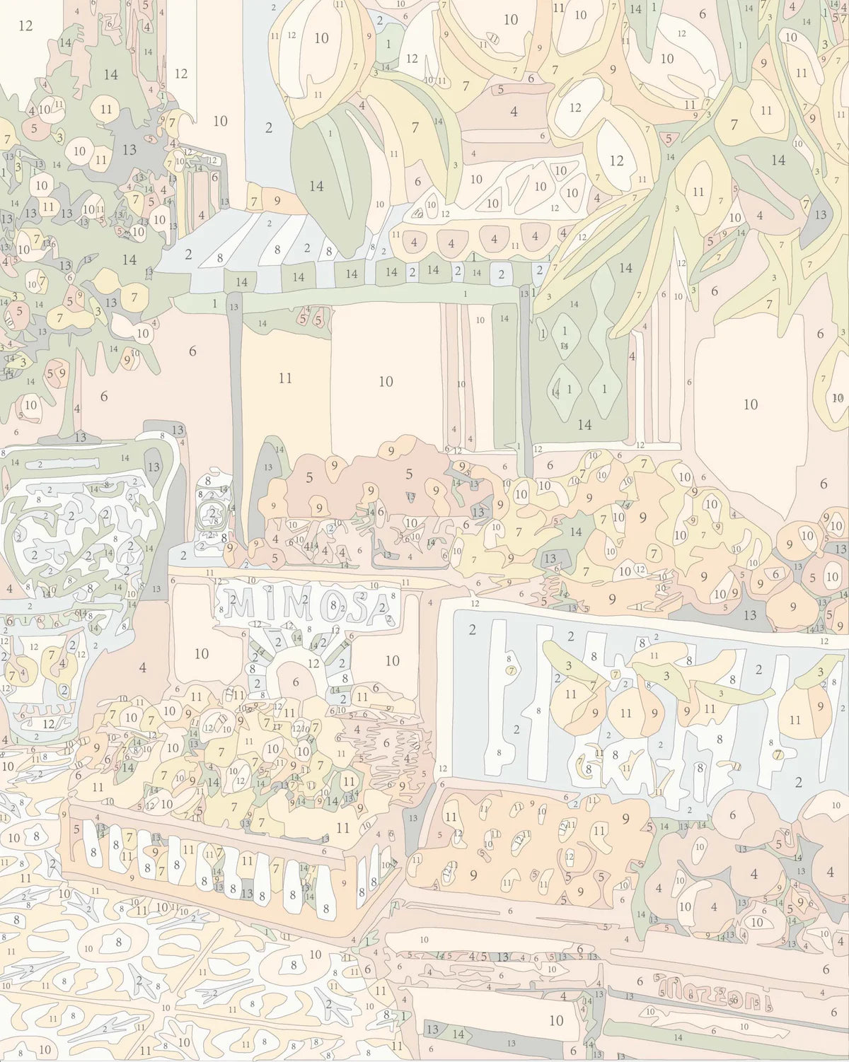 Palermo (Mini) - Paint by Numbers