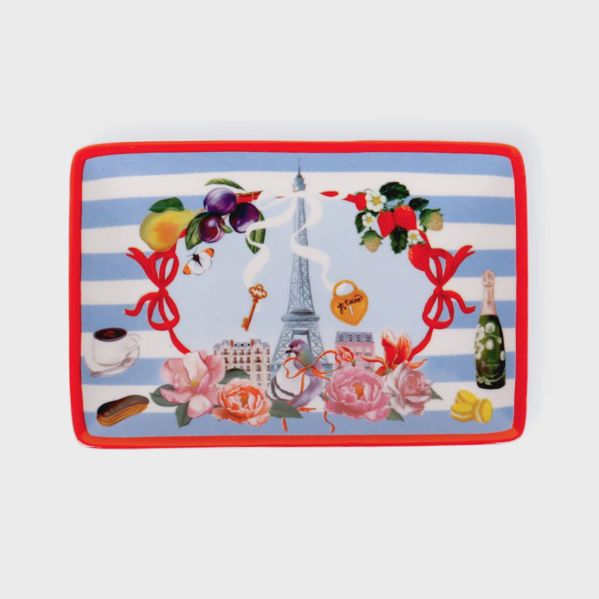 Rectangle Trinket Tray Je t’aime Paris