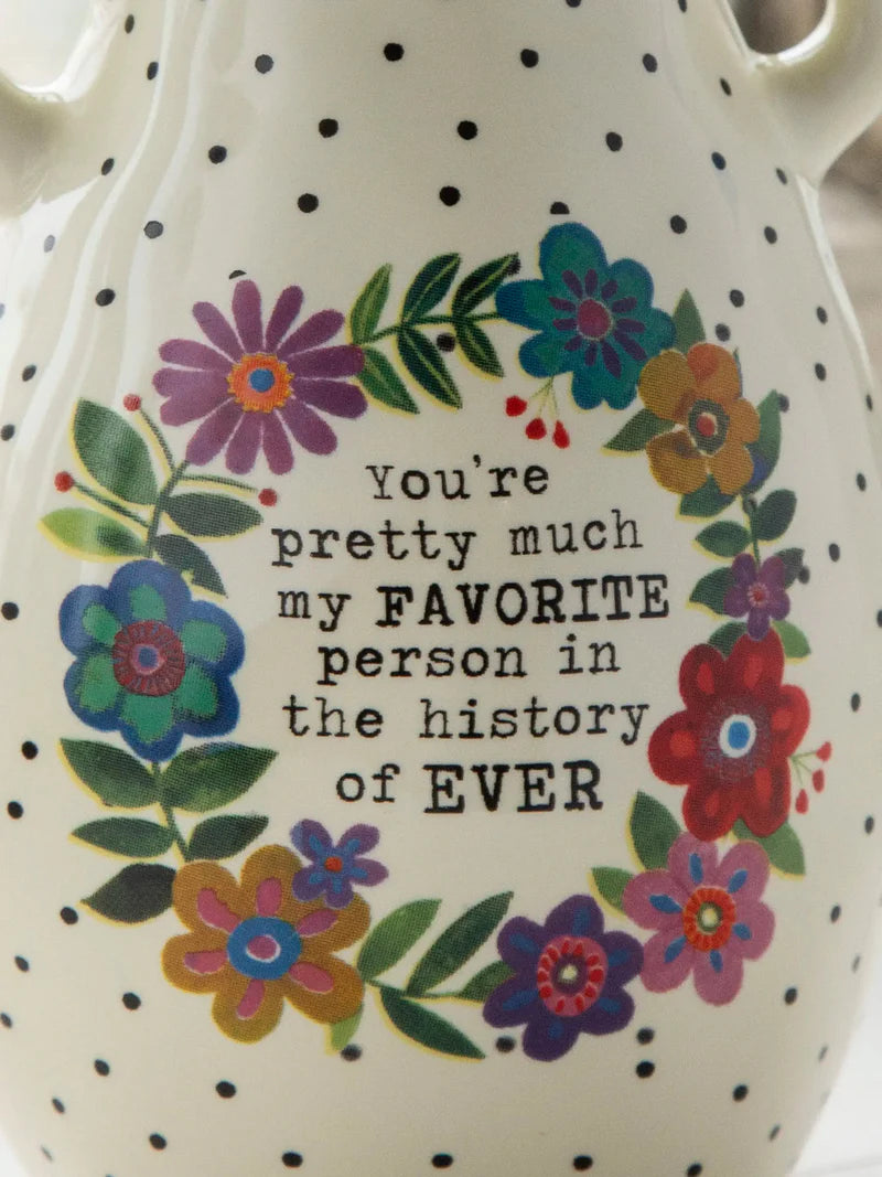 Folk Friend Vase - My Favourite Person