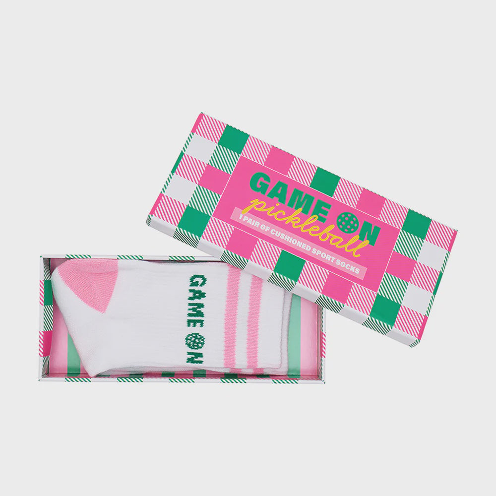 SOCKS - PICKLEBALL GAME ON - BOXED