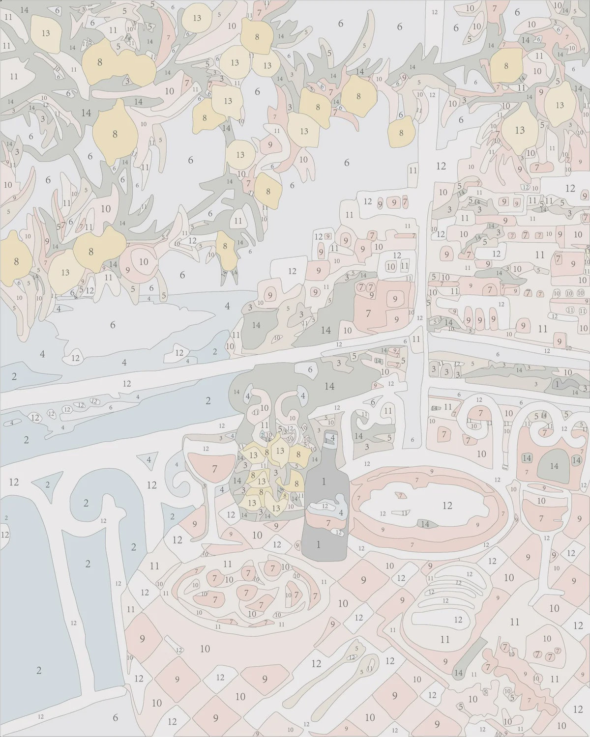 Positano (Mini) - Paint by Numbers