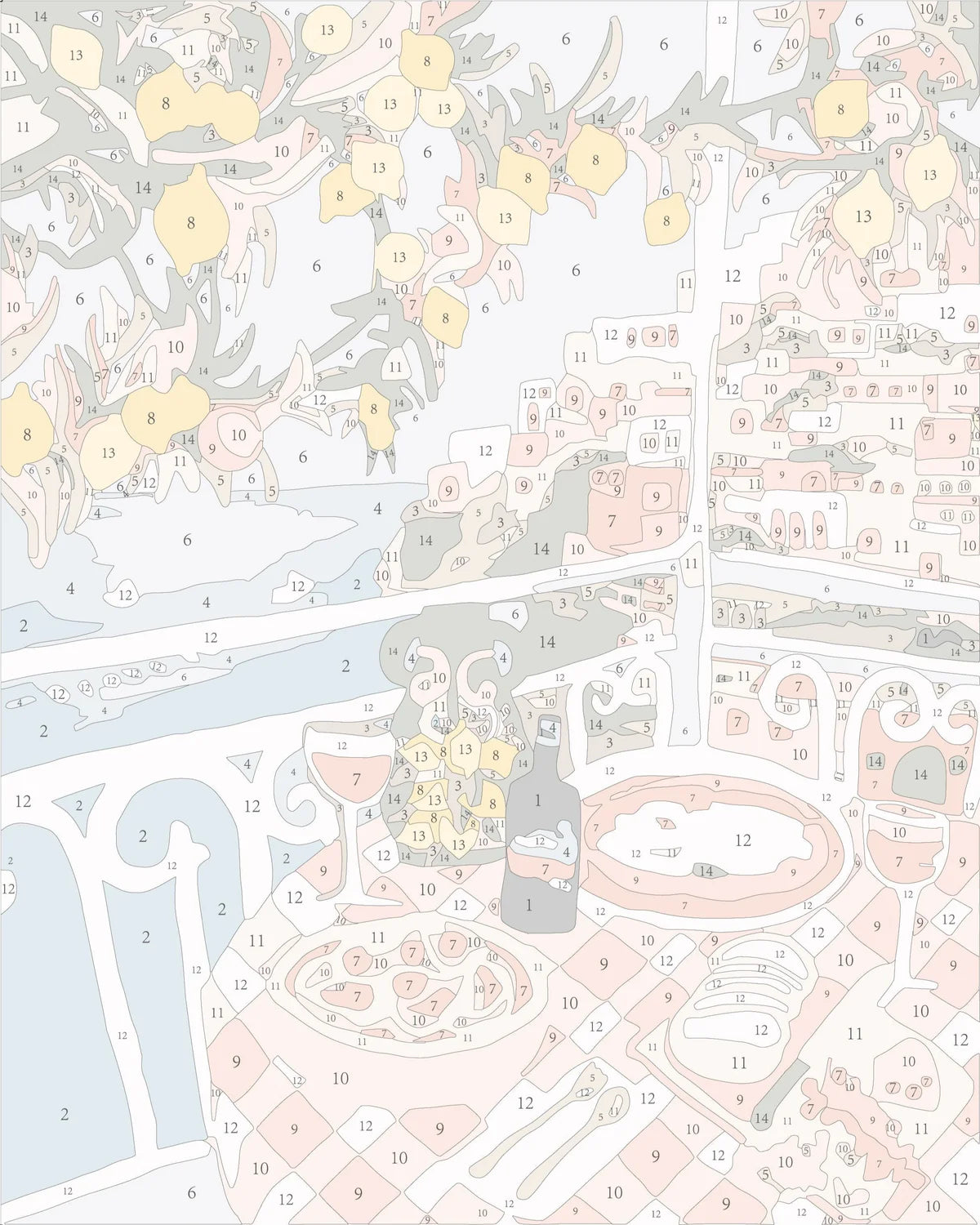 Positano (Mini) - Paint by Numbers