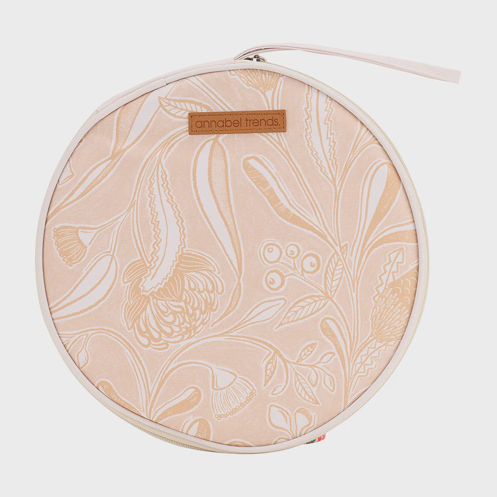 PICNIC ROUND PLATE SET - TRAILING NATIVES TAN MS