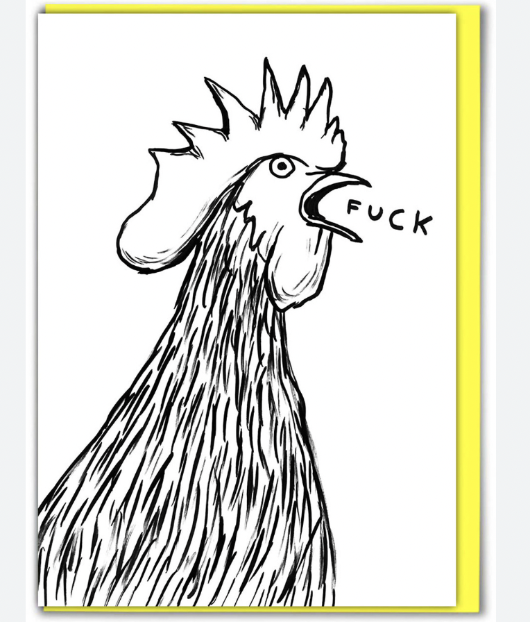 Cockeral F**K - Greeting Card