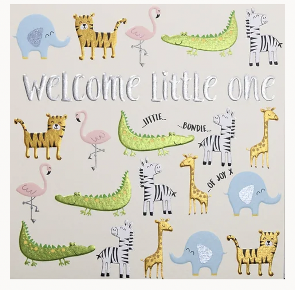 New Baby Card - Welcome Little One