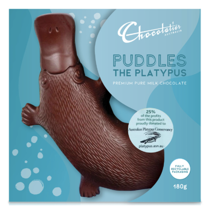 Puddles the Platypus Easter Chocolate