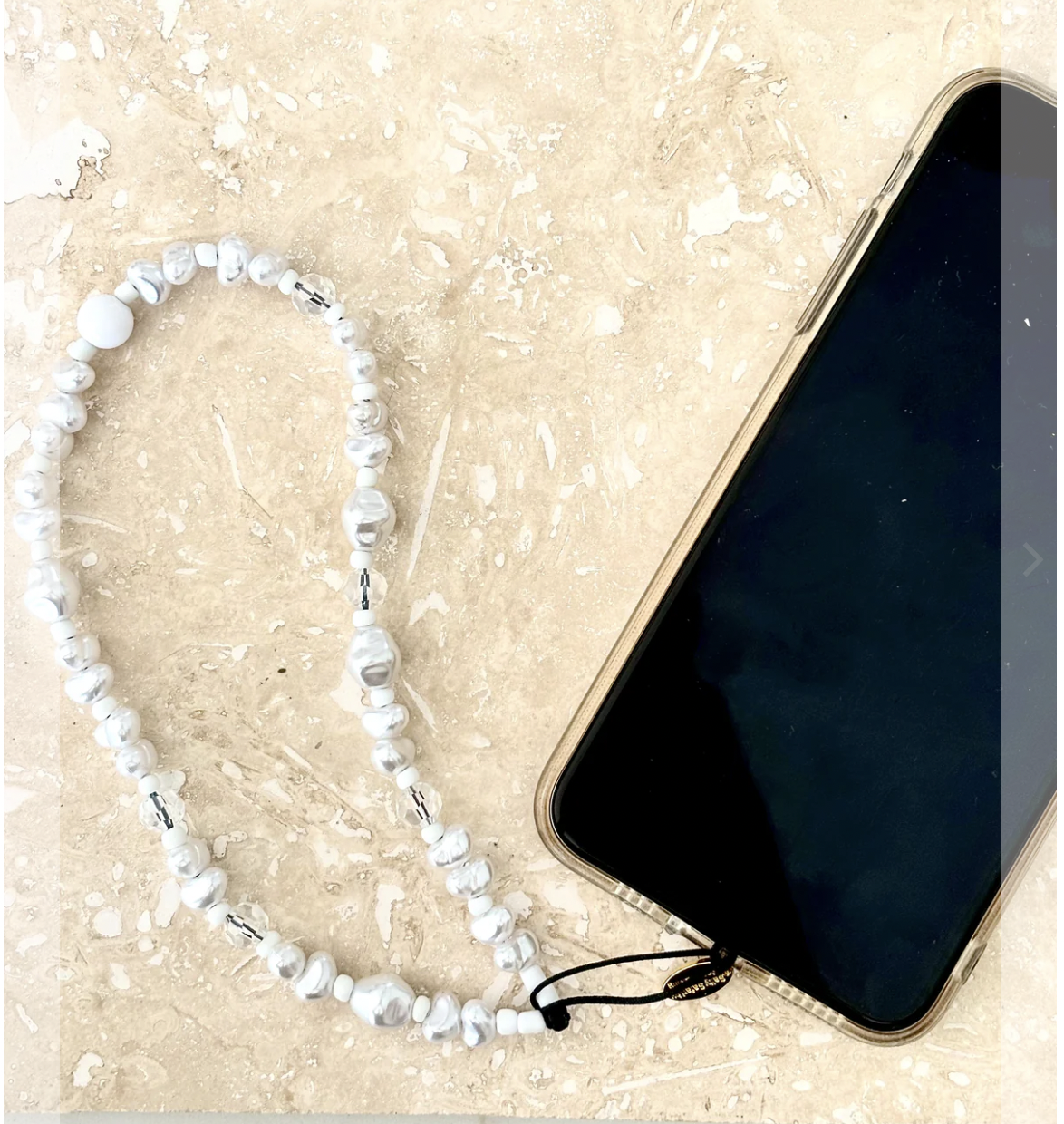 Pearl drops Phone Charm