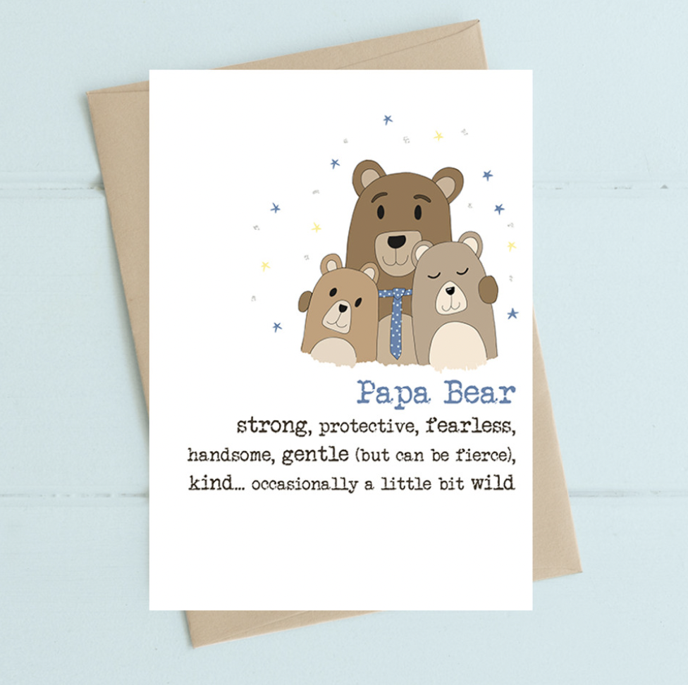 Papa Bear - Greeting Card