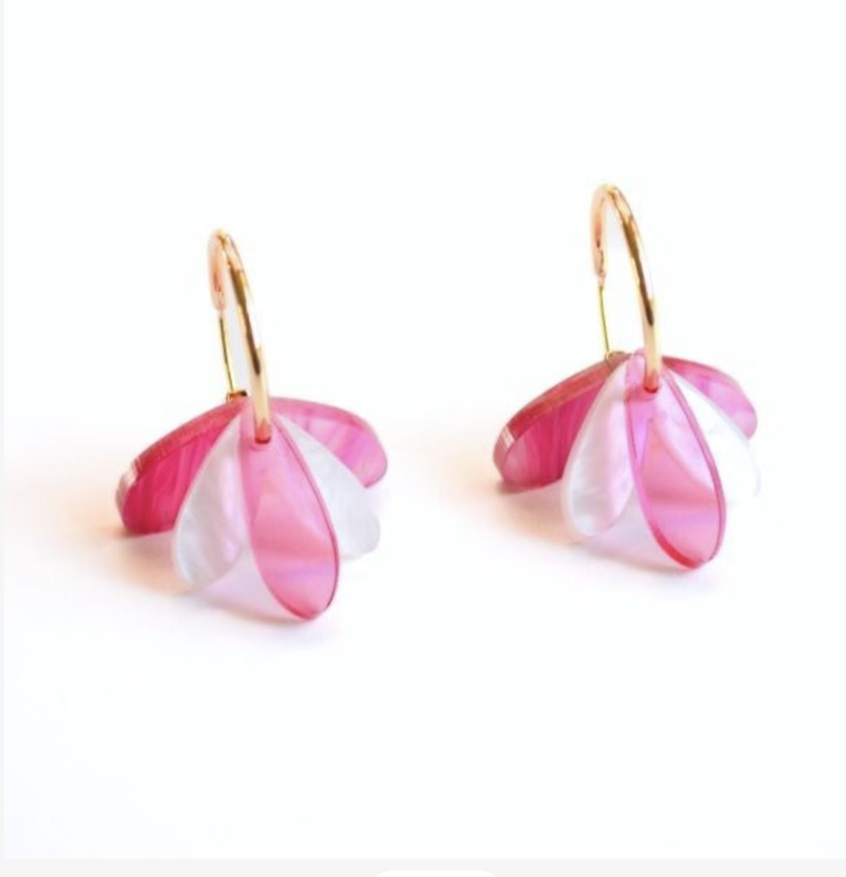 Happy Hour - Magenta Earrings