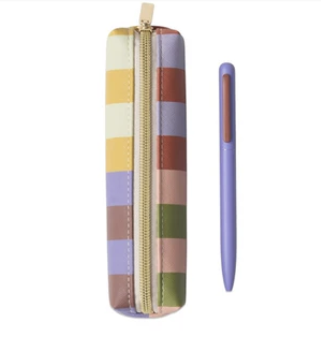 Pen &amp; Pouch Set -  Bold Stripe