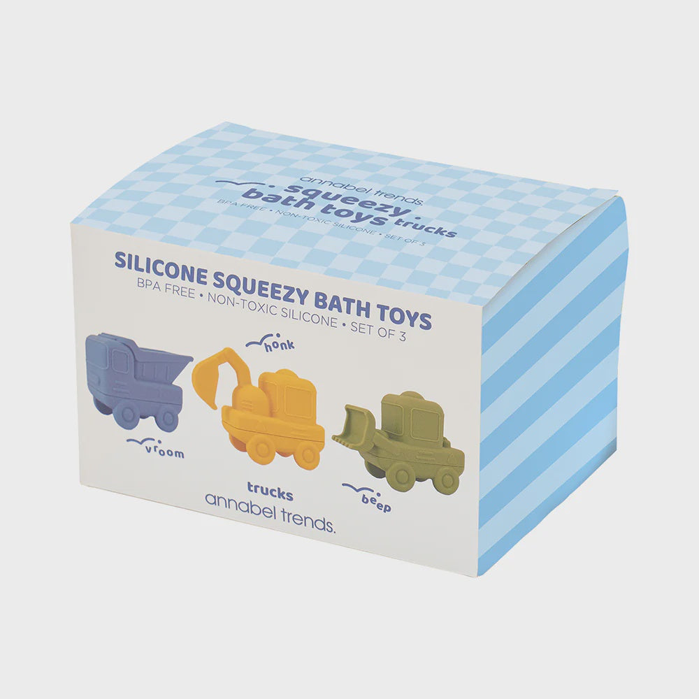 SILICONE SQUEEZY BATH TOYS - TRUCK