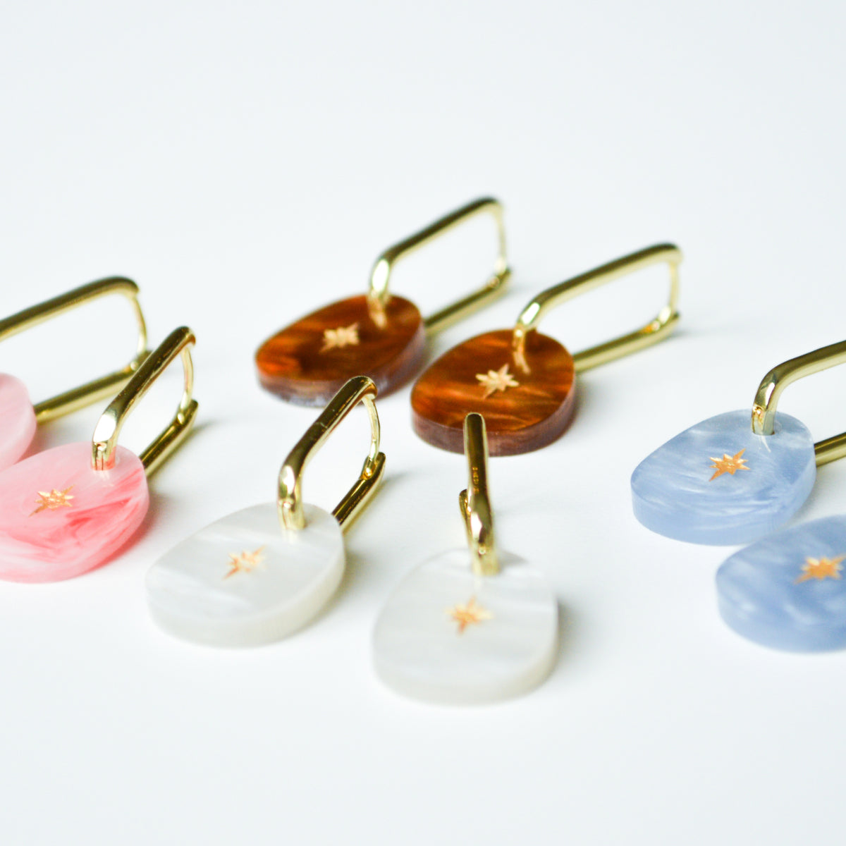 Starlight - Coral Earrings