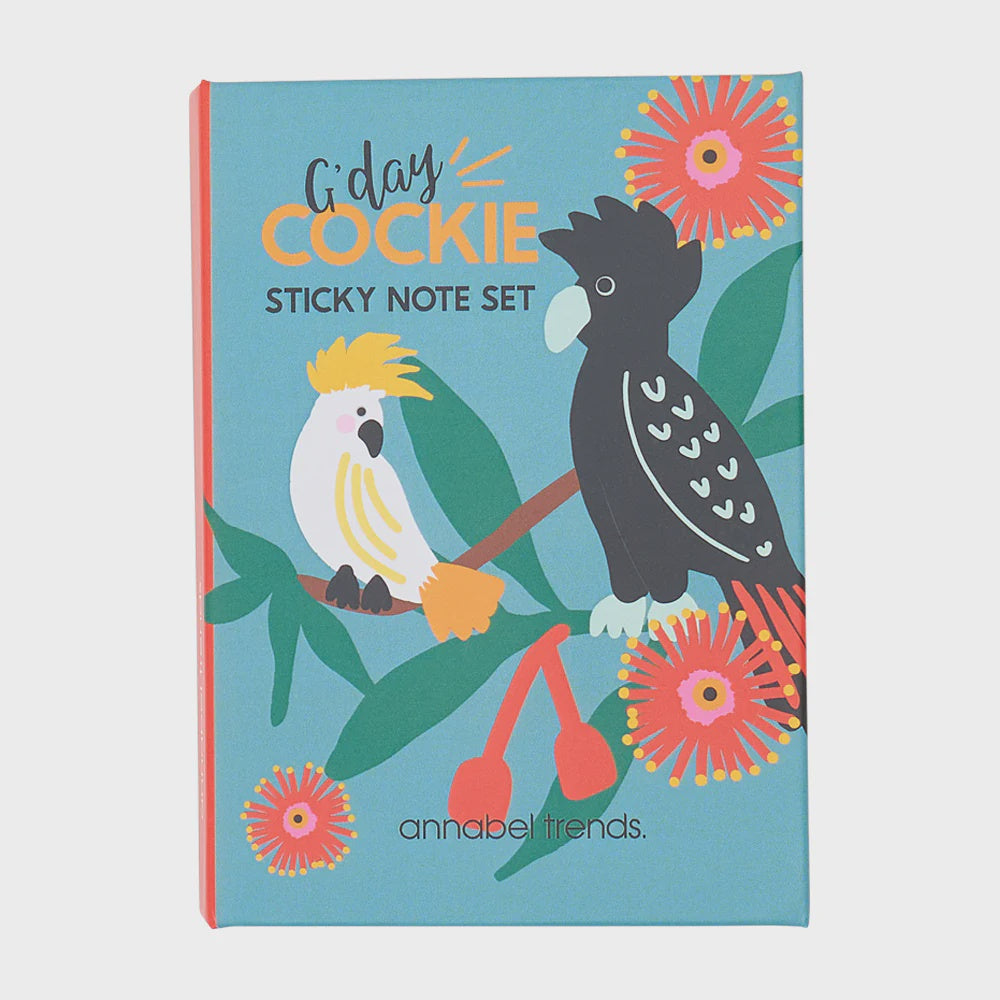 STICKY NOTE SET - COCKATOO