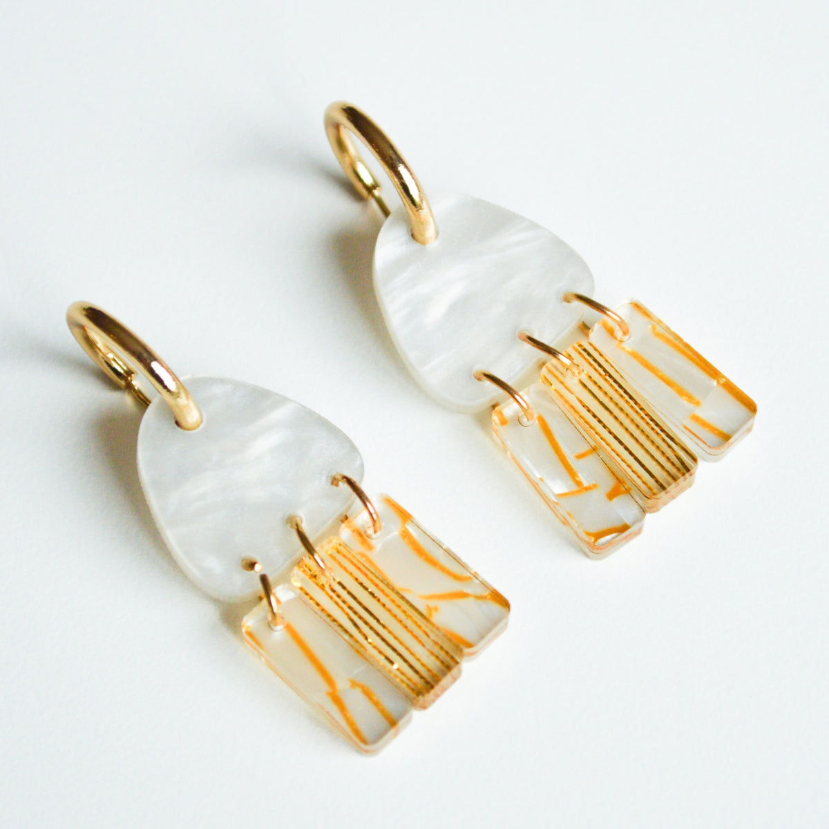 Sunset - Pearl Earrings