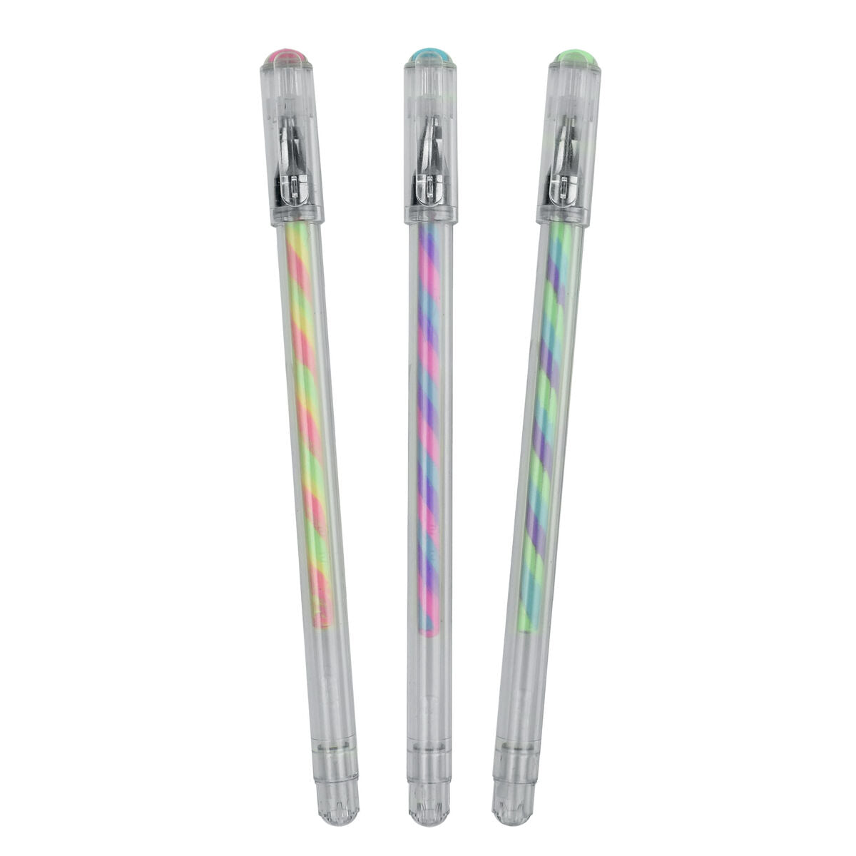 Legami Set of 3 Multicoloured Pens - Twist - Multicolor
