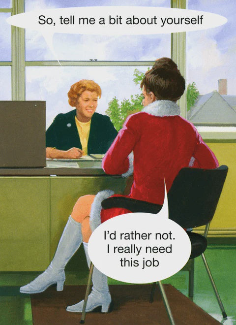 Tell me about yourself - Greeting Card