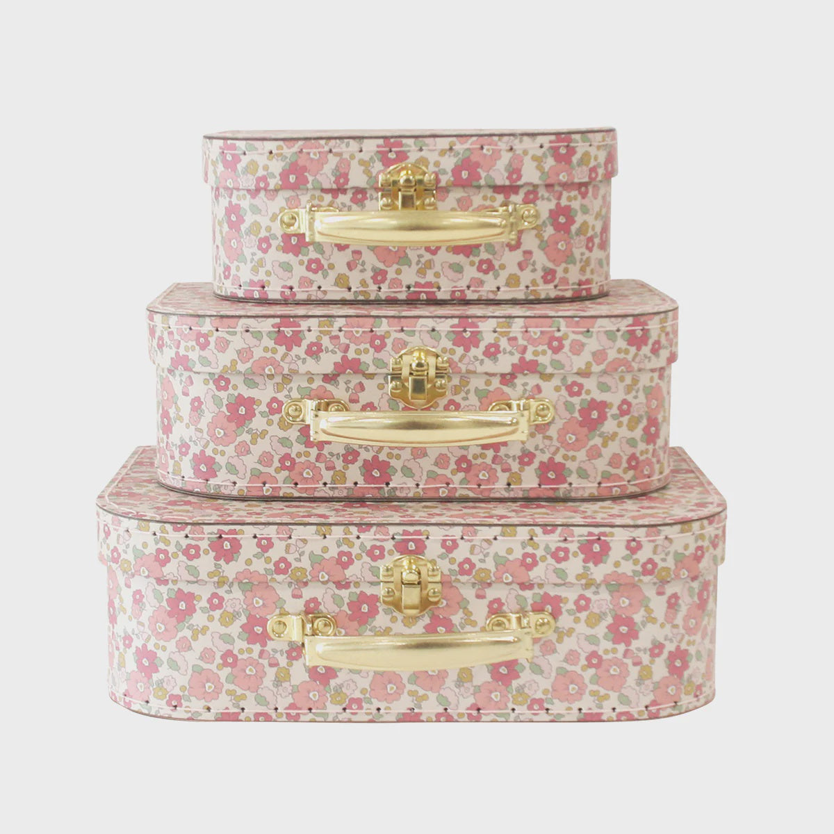 Kids Carry Case Set 3 - Rose Garden