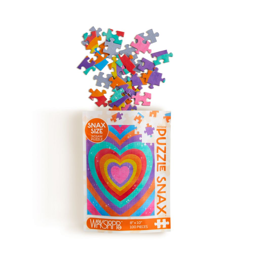 Velvet Heart Puzzle - Snax Size Jigsaw 100pce