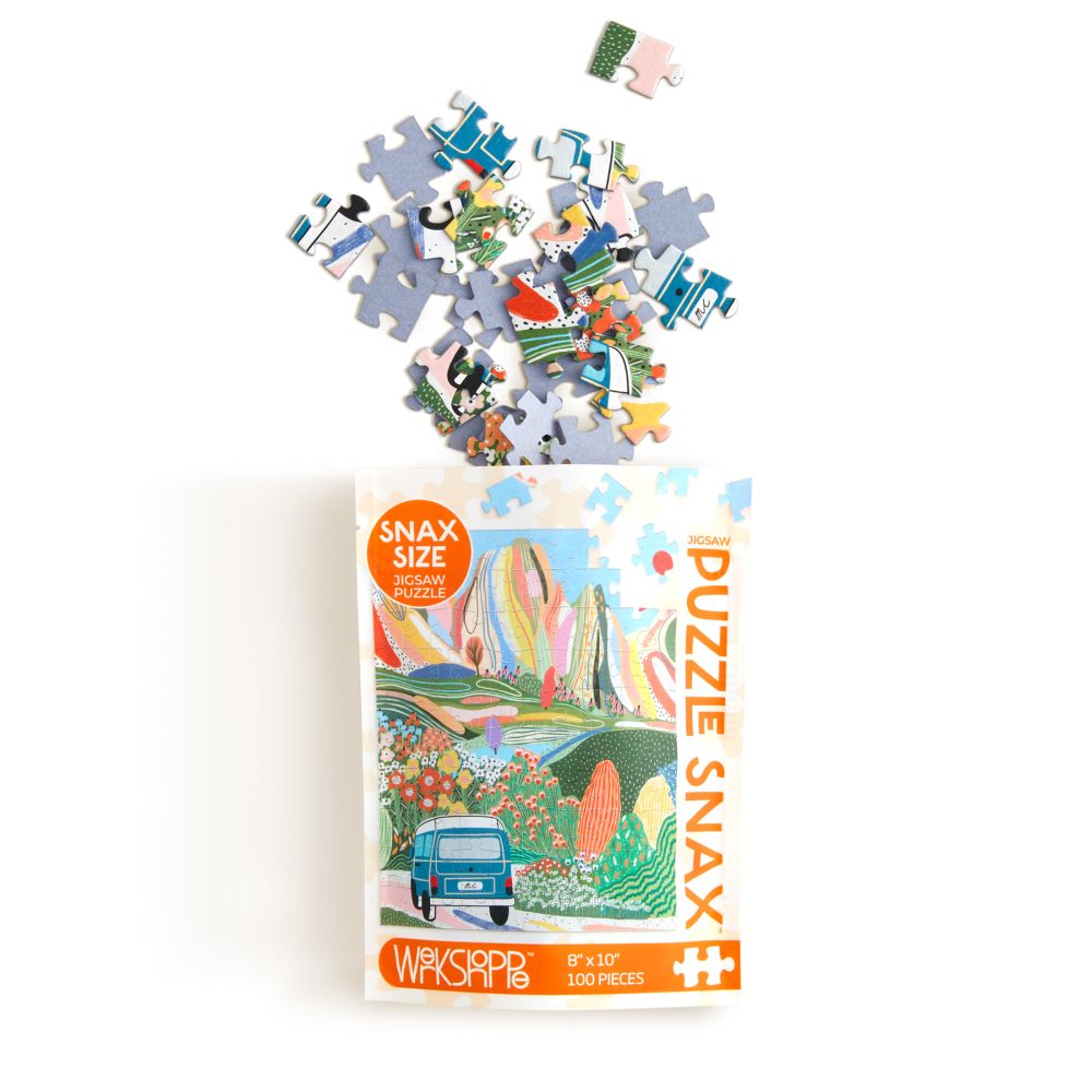 Day Tripping Puzzle - Snax Size Jigsaw 100 Pc