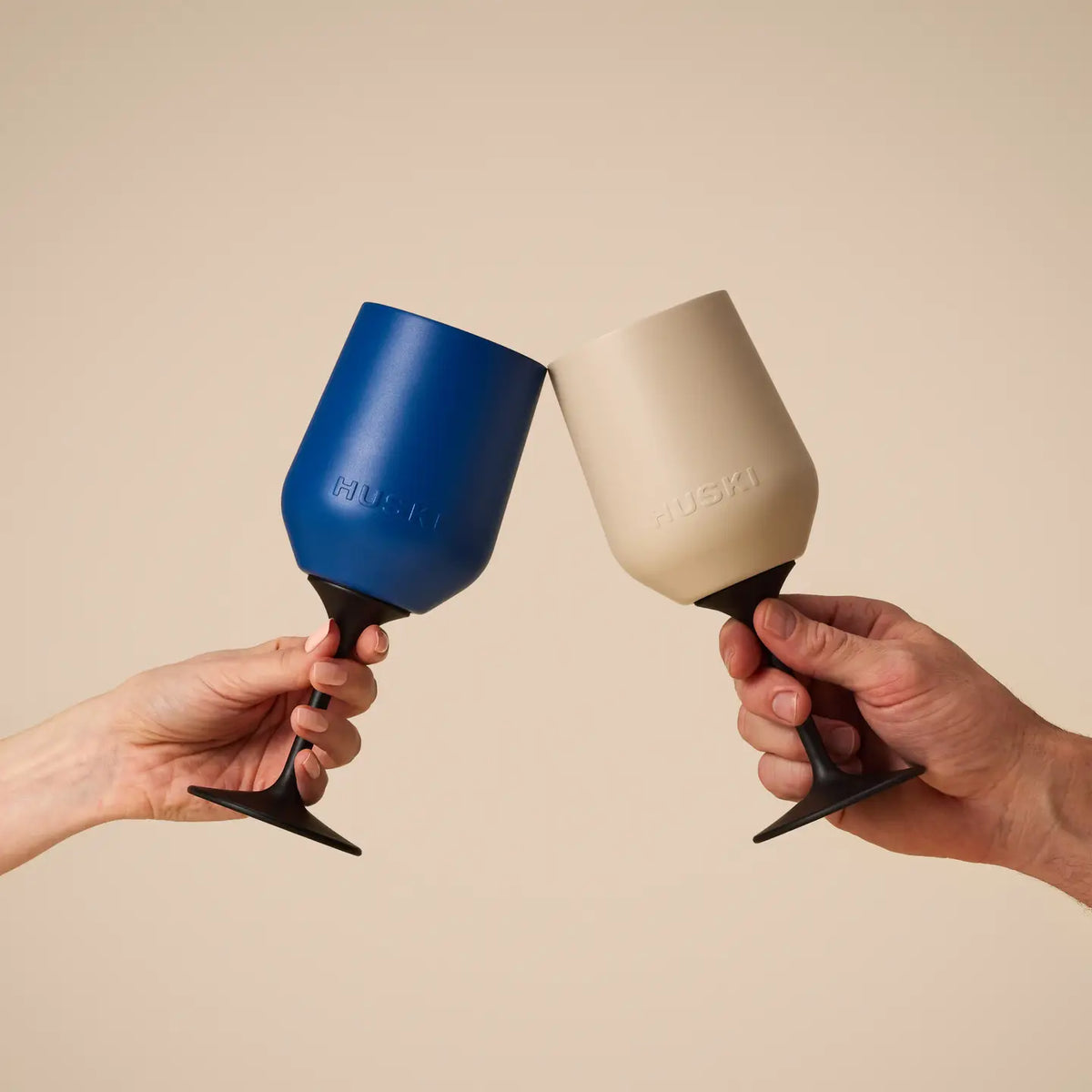 Huski Wine Tumbler - Beige Sand