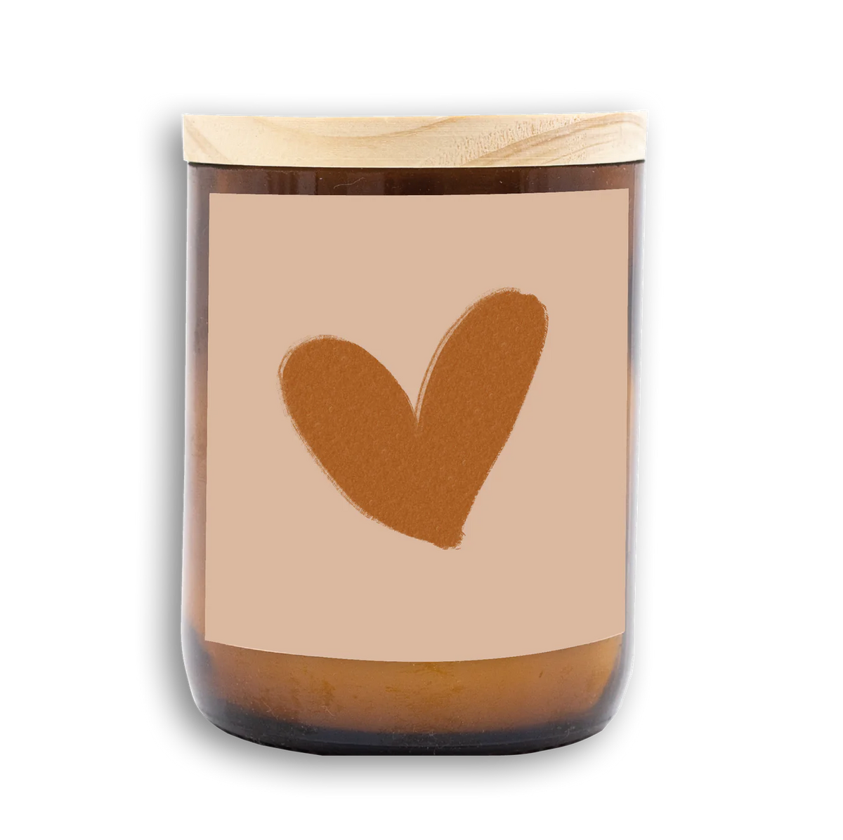With Love - Heart Candle