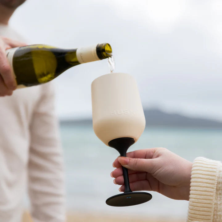 Huski Wine Tumbler - Beige Sand