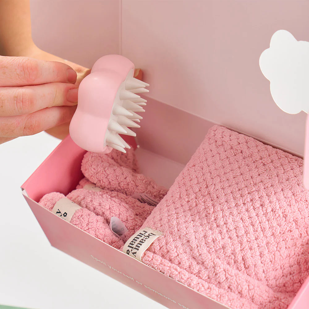 BEAUTY RITUAL HAIR CARE GIFT BOX - DUSTY PINK