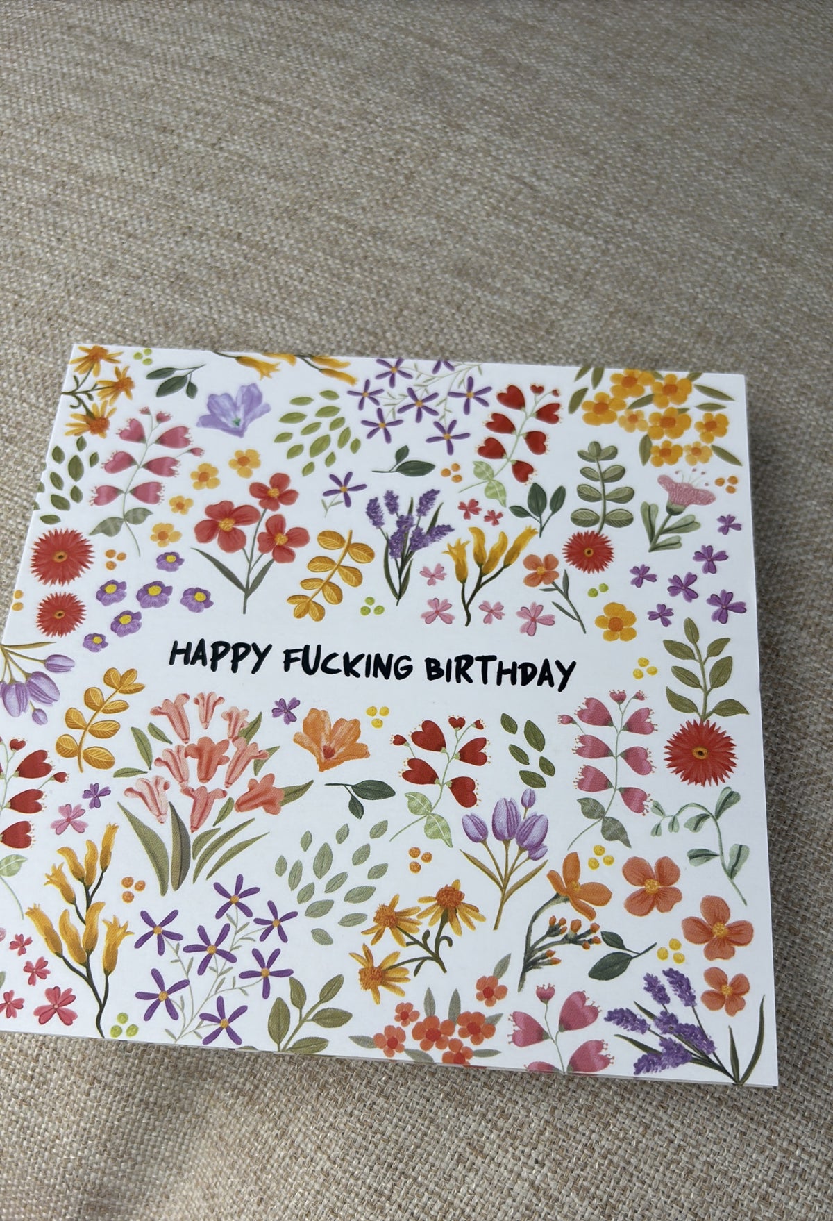 Happy F@@king Birthday… greeting card