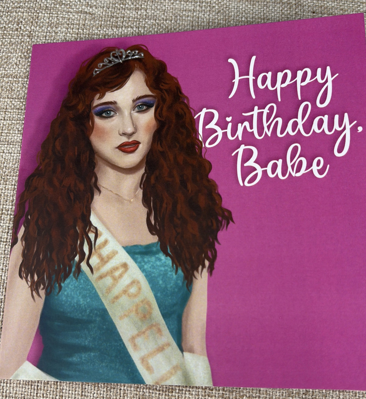 Happy Birthday Babe… greeting card