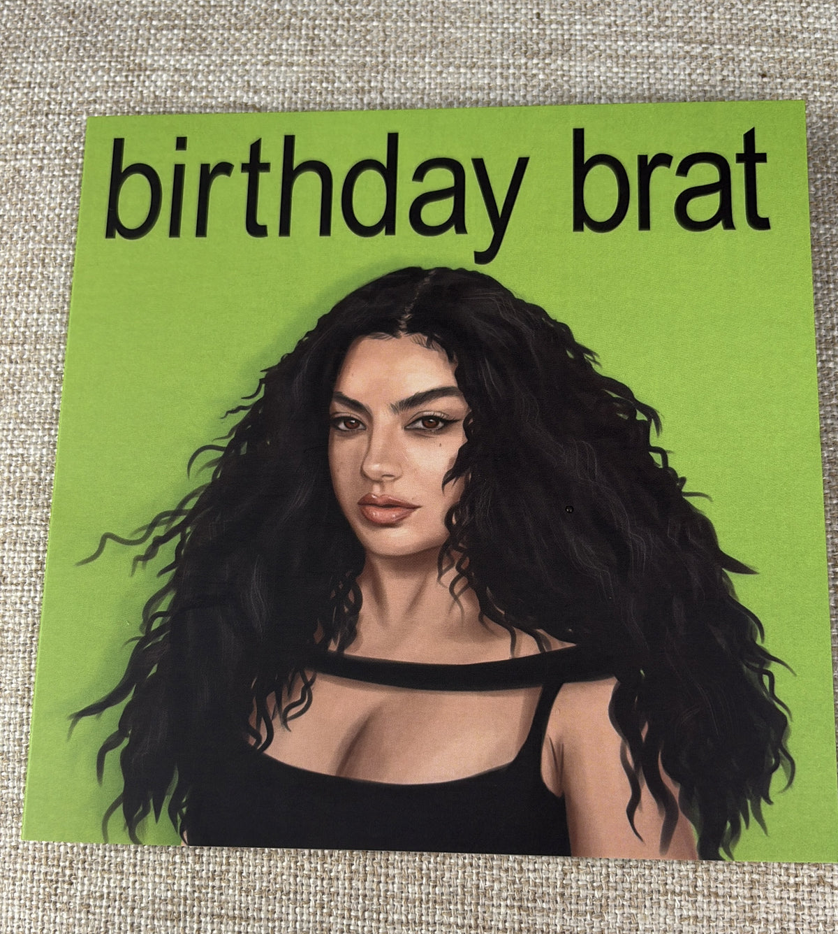Birthday Brat Greeting Card