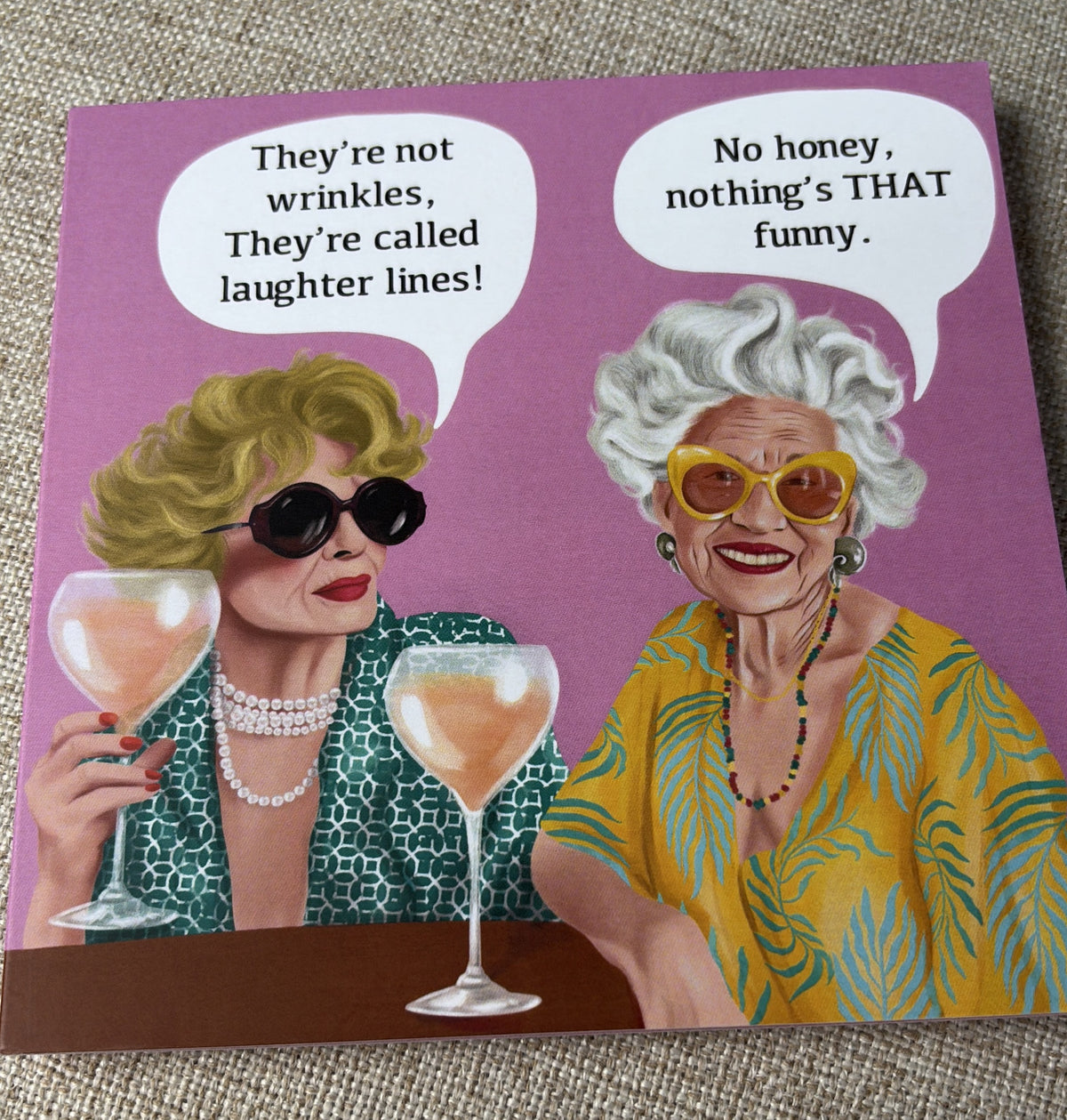 Wrinkles Greeting Card