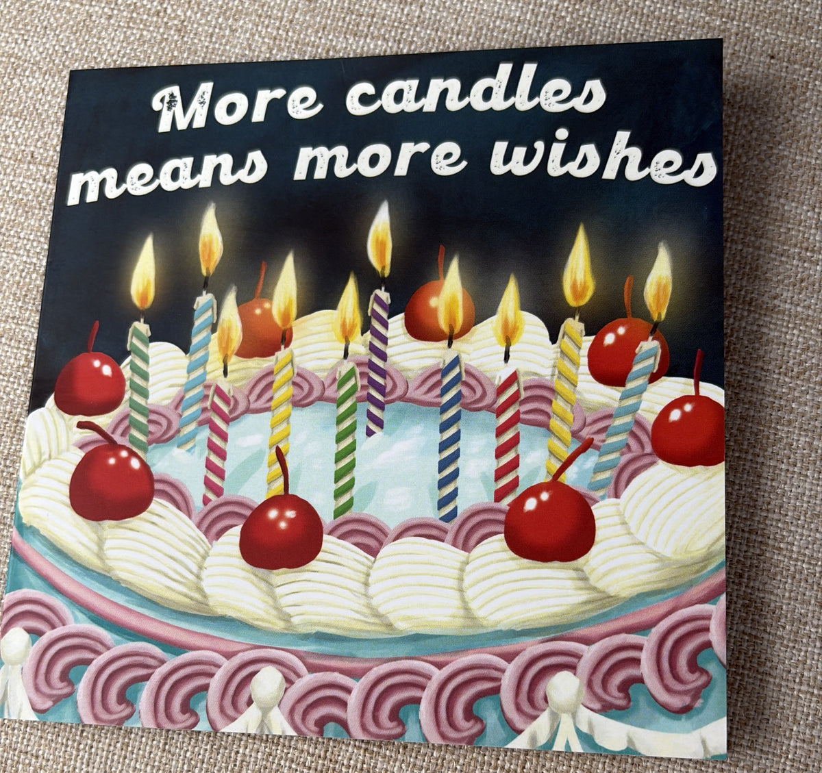 More candles Greeting Card