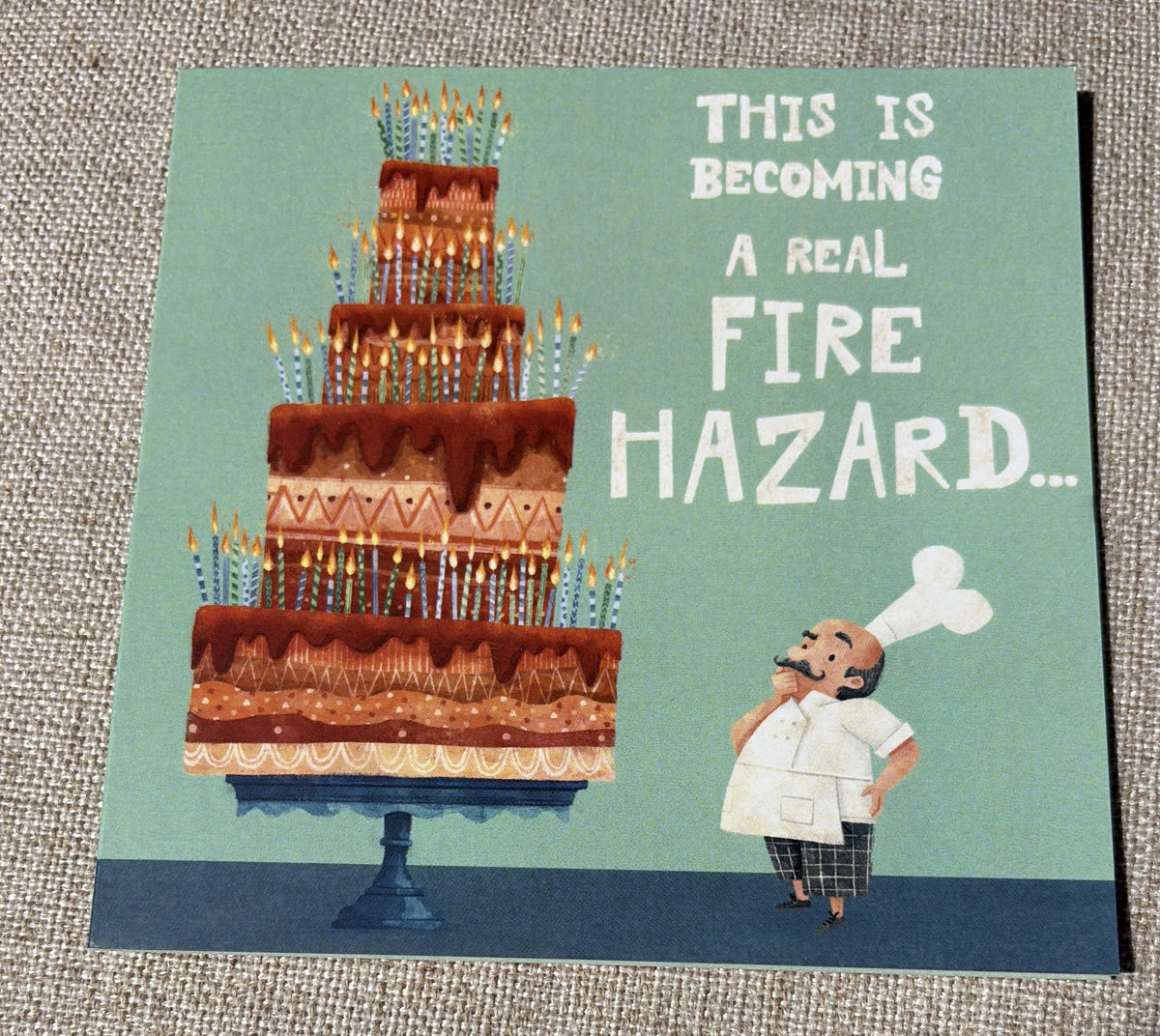 Fire Hazard Greeting Card
