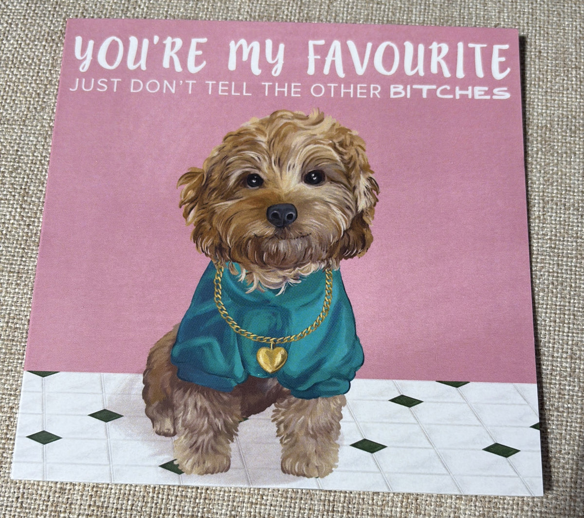 Don’t Tell Greeting Card