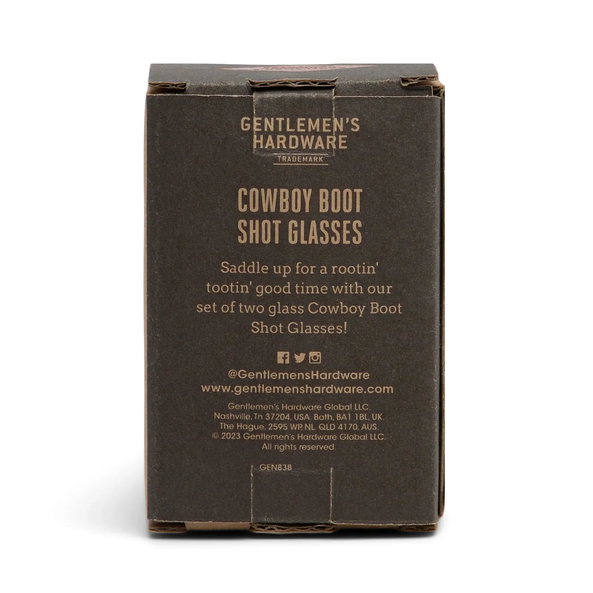 Cowboy  Boot Shot Glasses