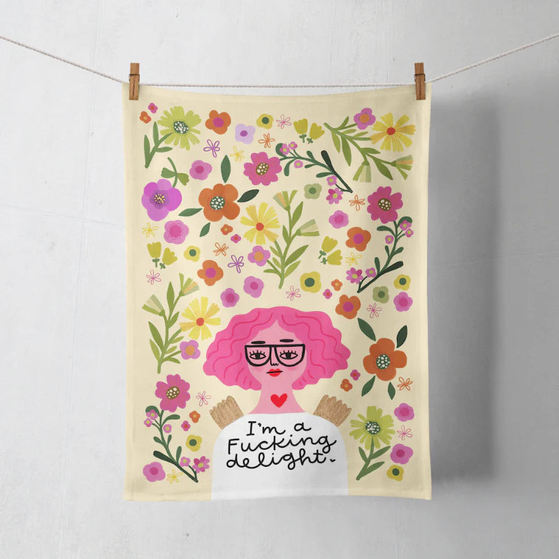 Im a F**King Delight - Tea Towel