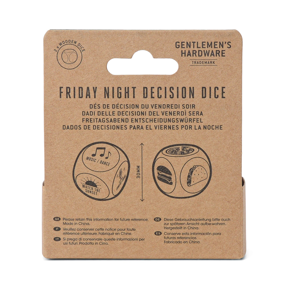 No.812 - Friday Night Decision Dice