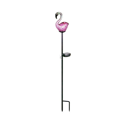 Flamingo Solar Birds - Glass