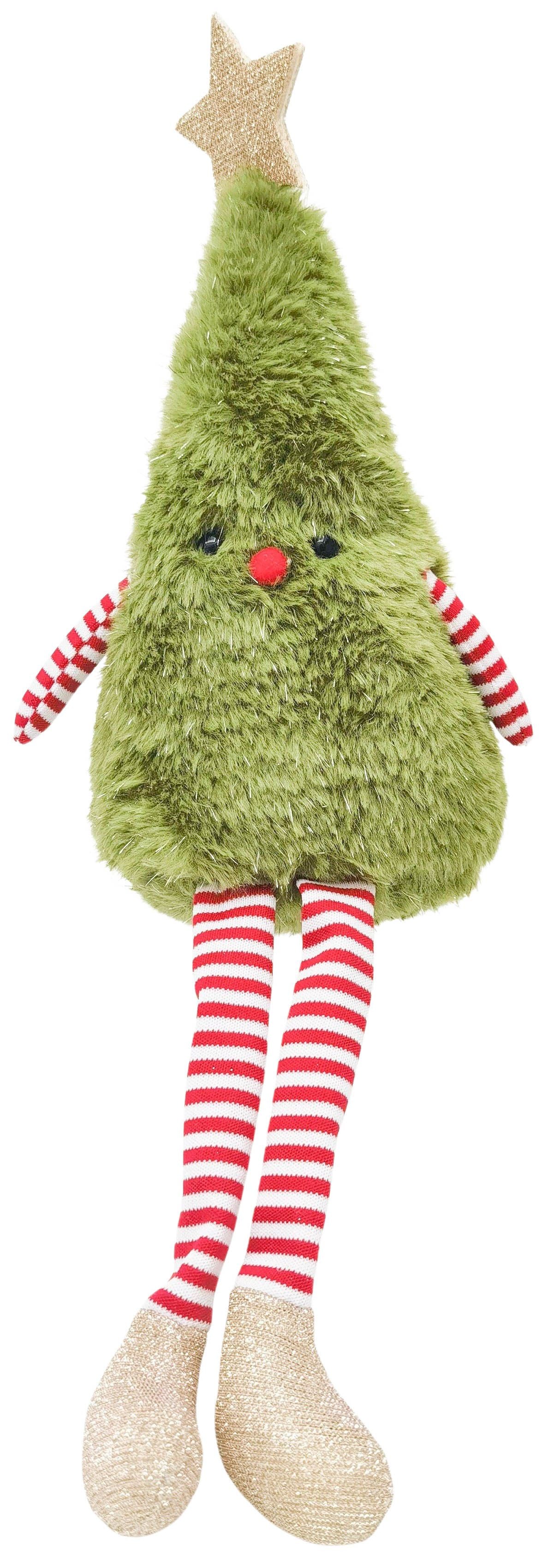 Fluffy Christmas Tree Green Hanging Decoration Small
