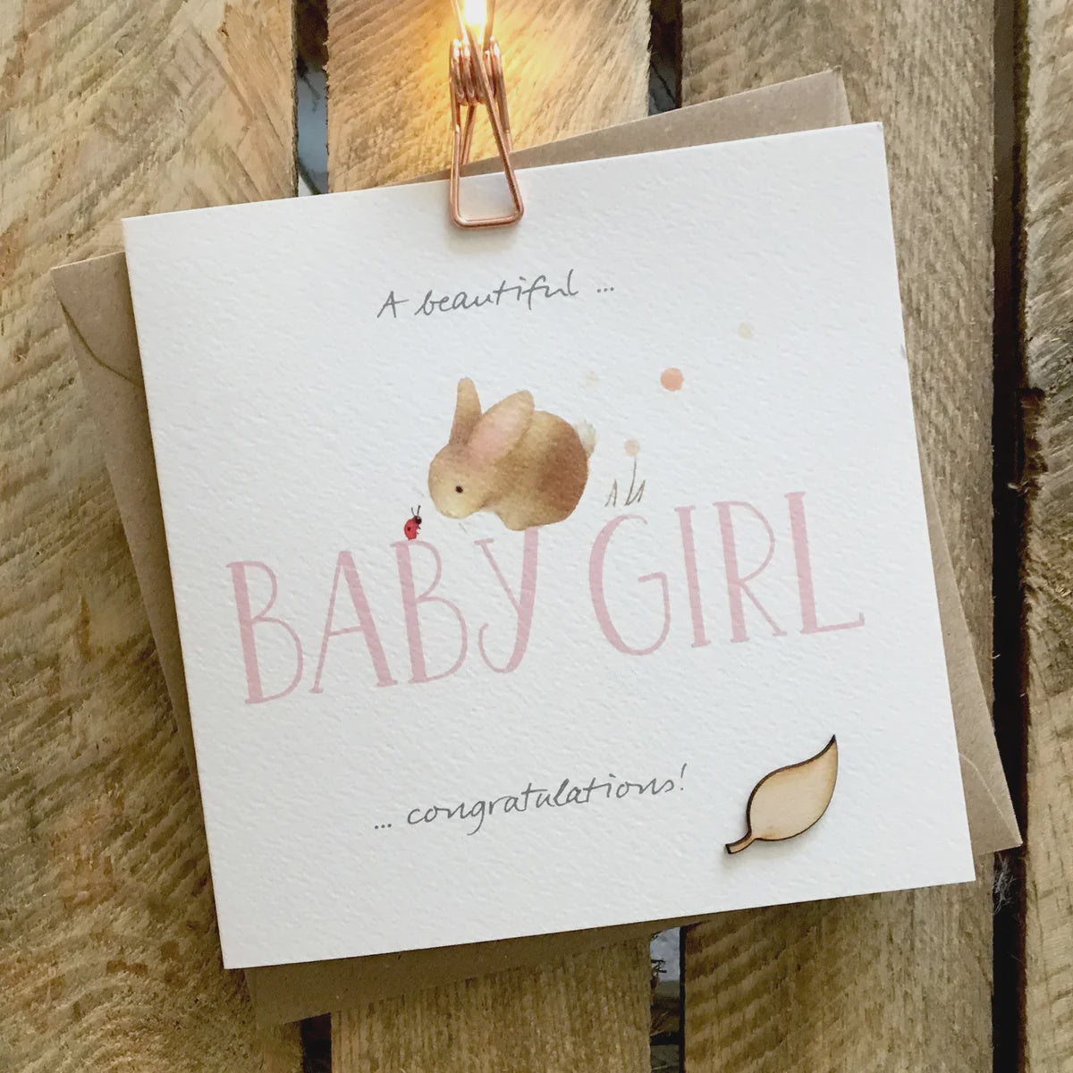 Beautiful Baby Girl - Greeting Card