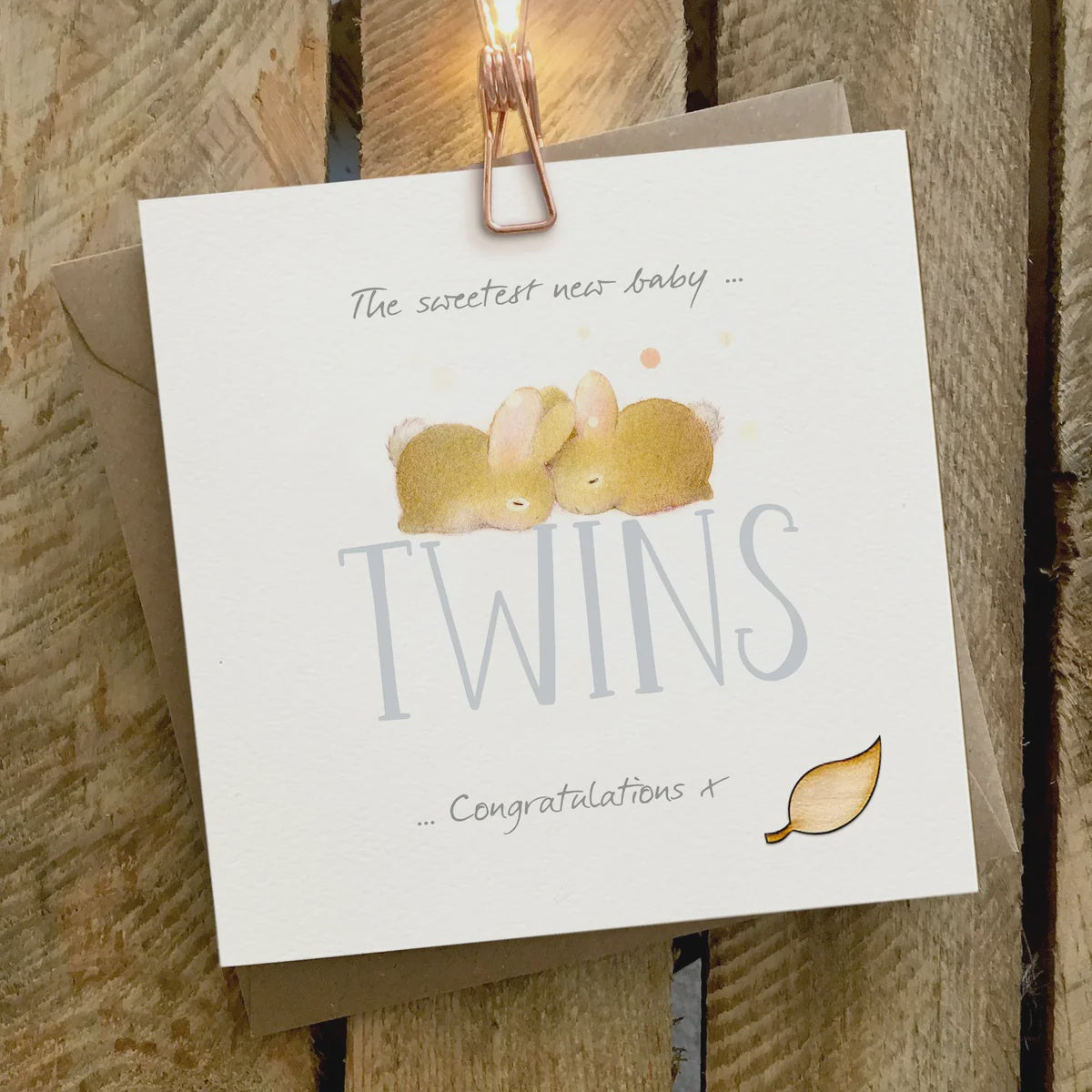 Twins - Congratulations - Greeting Card