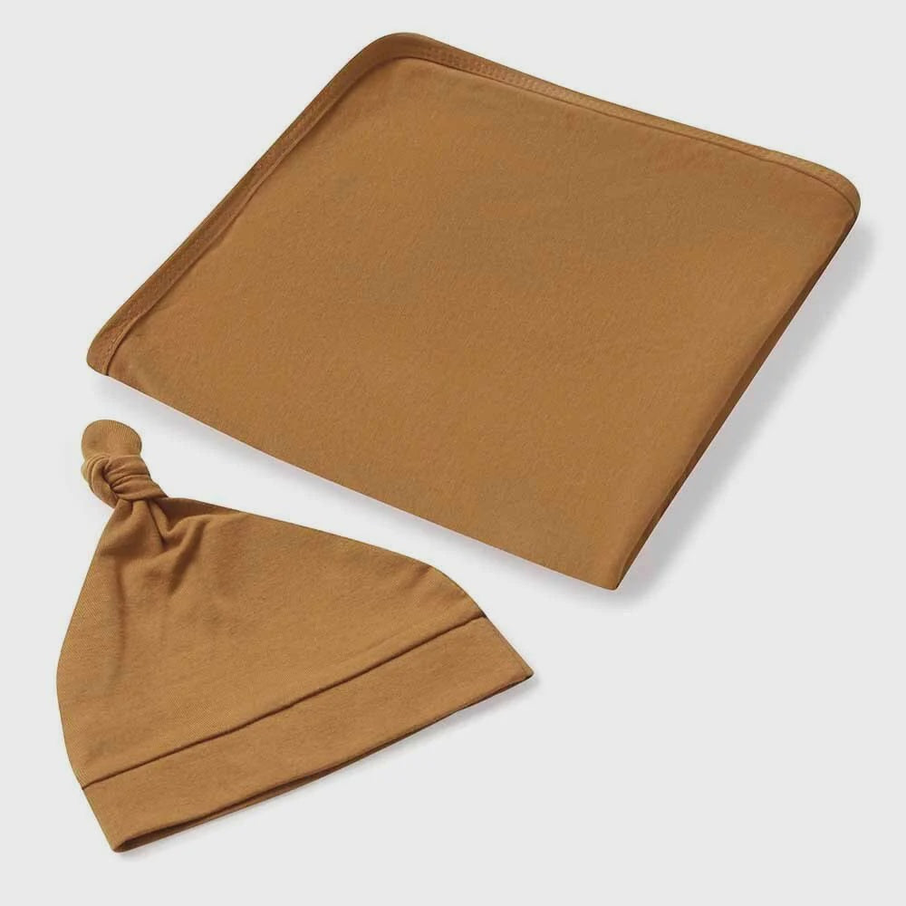 Brozne - Jersey Wrap &amp; Beanie Set