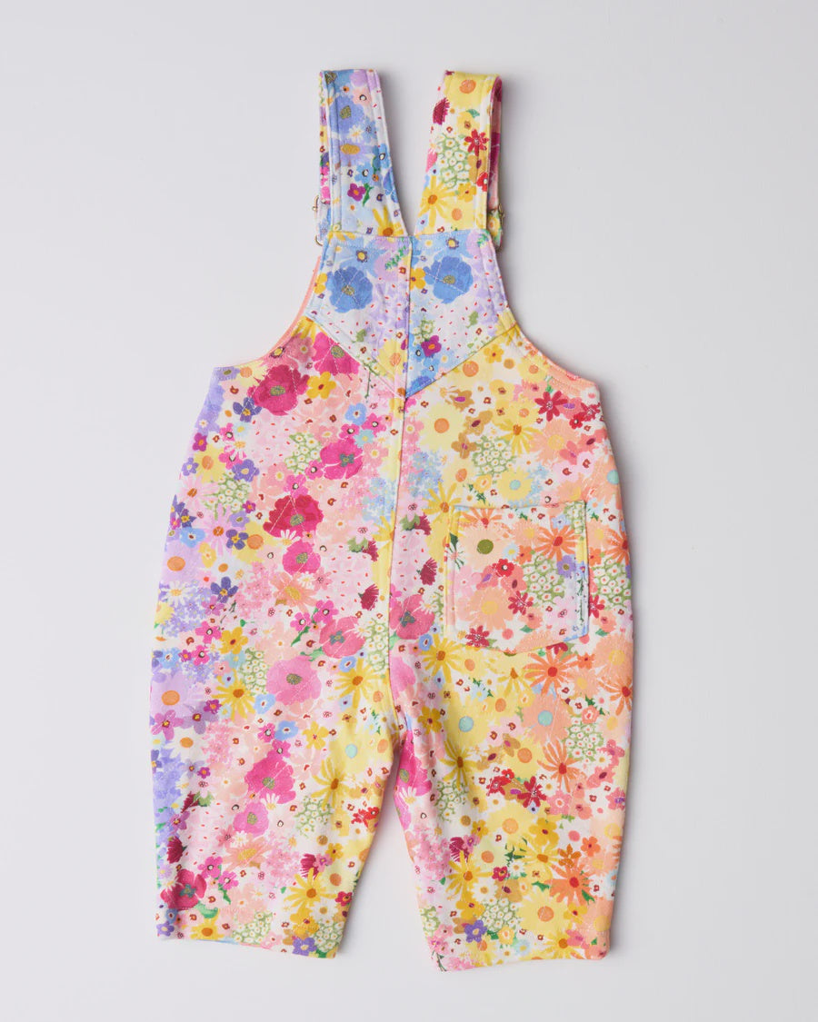 Posie Lane Organic Cotton Quilted Fleece Overalls