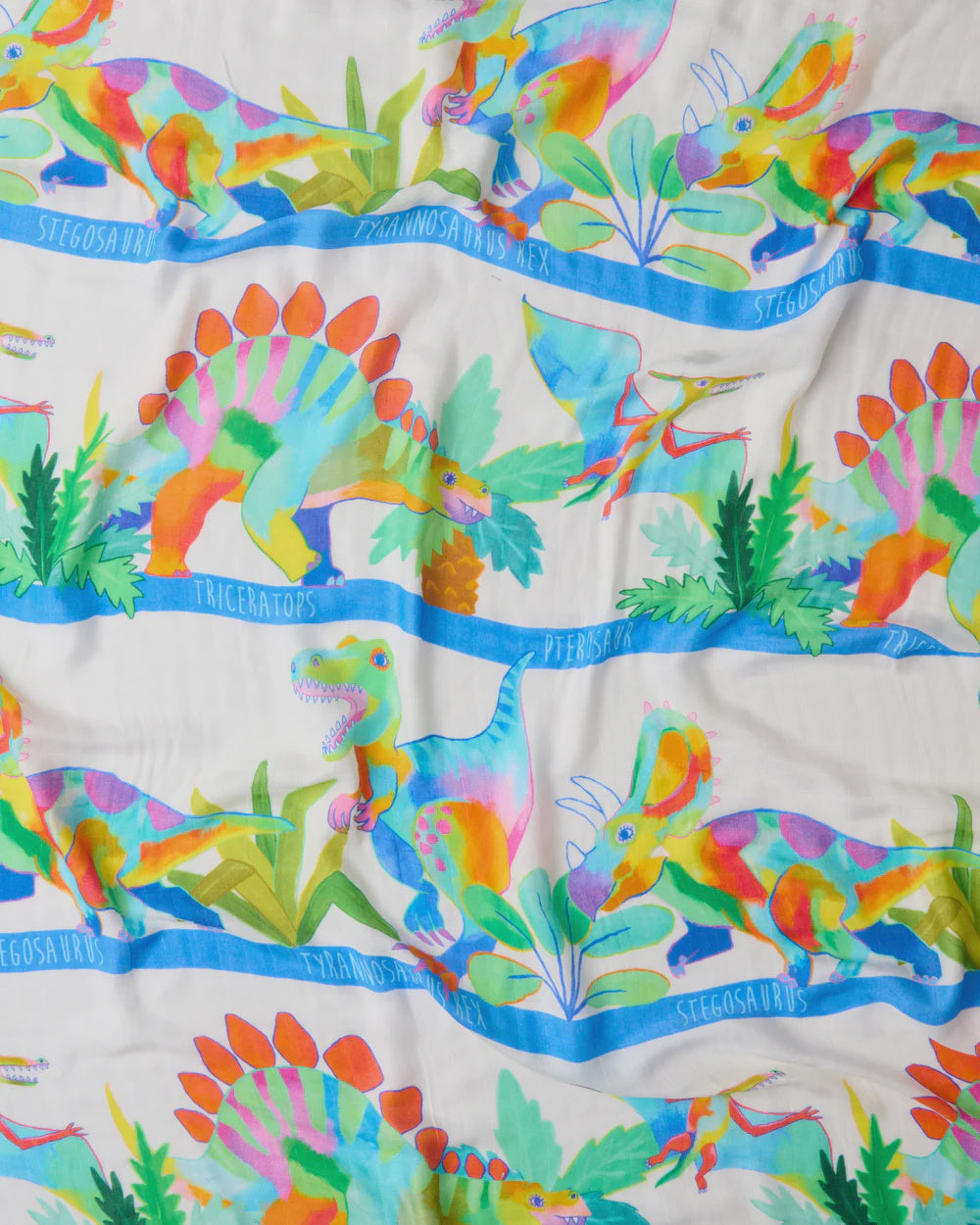 Dino Safari Bamboo Swaddle One Size