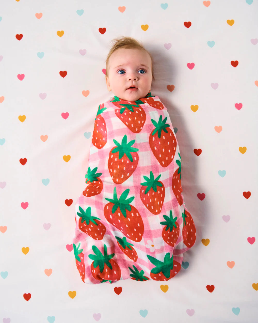 Strawberry Jam Bamboo Swaddle One Size