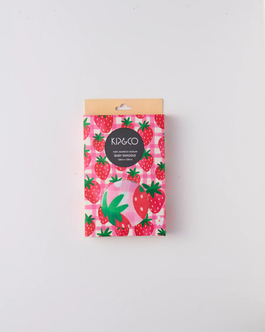 Strawberry Jam Bamboo Swaddle One Size